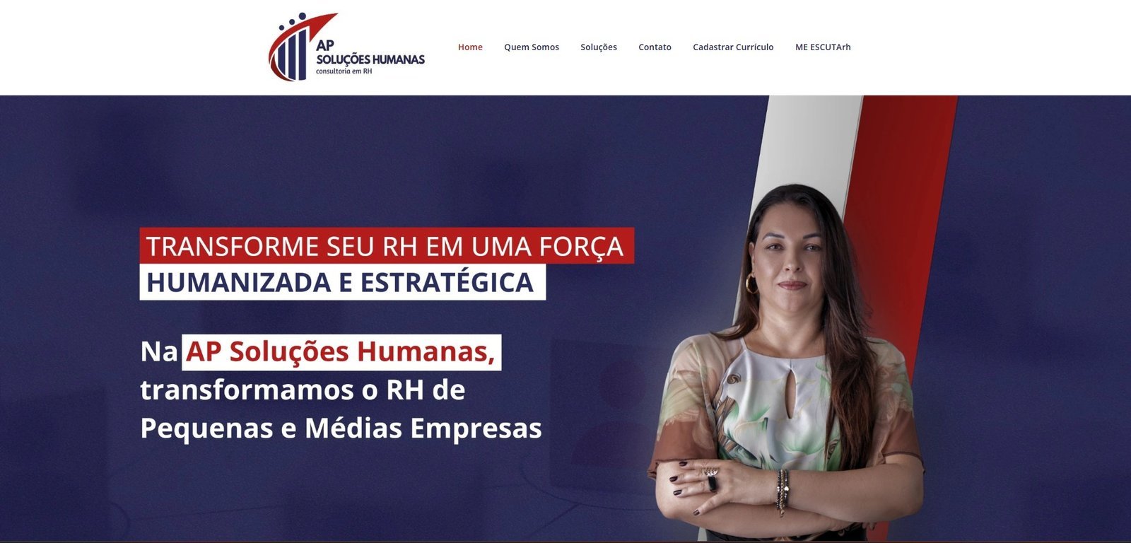 Preview do site AP Soluções Humanas