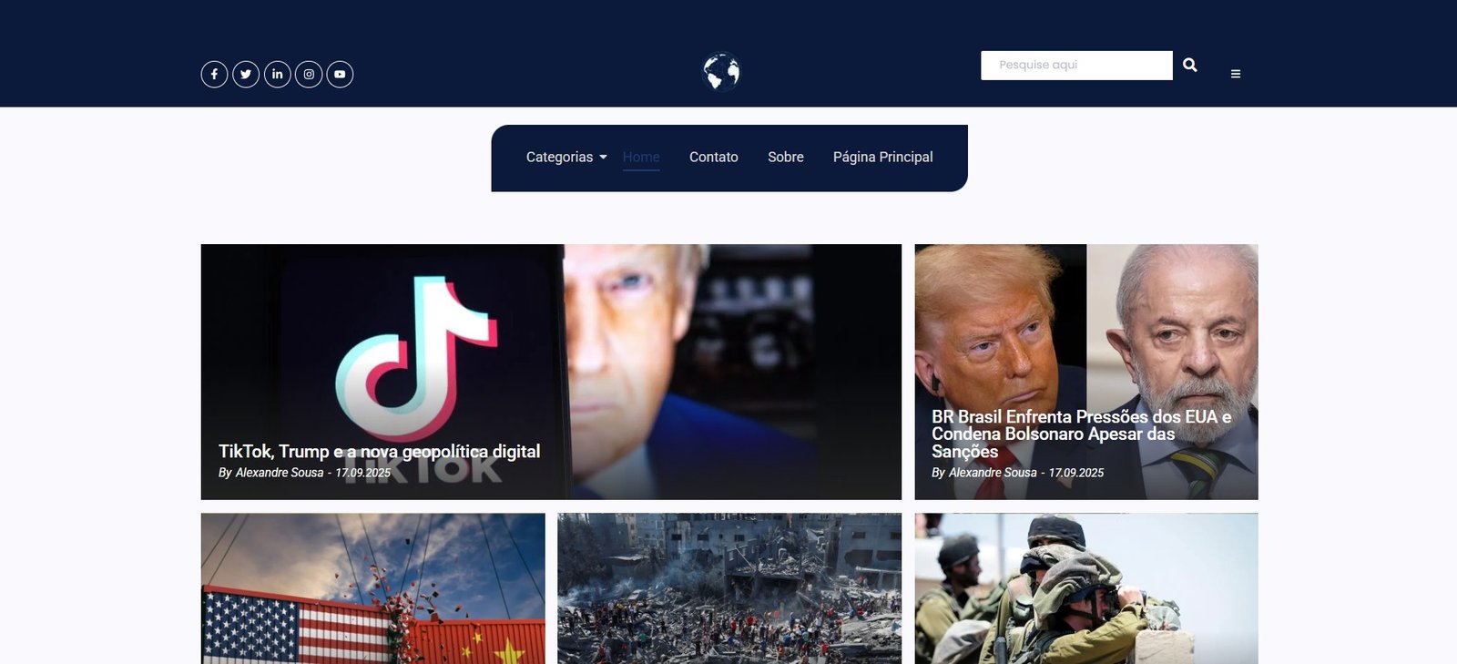 Preview do Blog Mundo Geopolítico